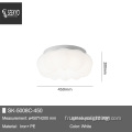 Lampe plafond blanc de citrouille PE pour boutique